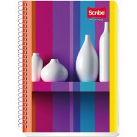 SCR-CUA-C4540 / 1004540 Cuaderno Scribe forma francesa mega plusraya, con 100 hojas