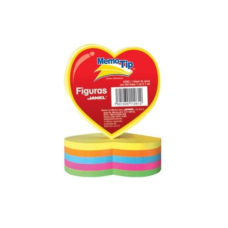 JAN-PST-0303COR / 6600303CORAZON BLOCK MEMO TIP FORMA CORAZON