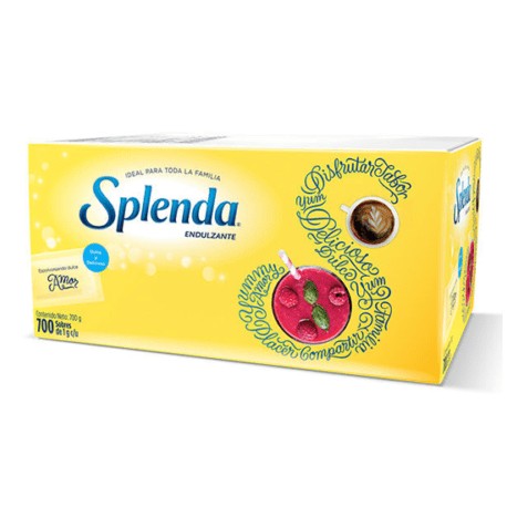 ABR-ENDU-SPL700 / 2842 Endulzante splenda sin calorías 700 sobre