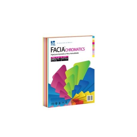 COP-PAP-FCHROMA / A8339075011E2TC PAPEL FACIA CHROMATICS CARTA 500HOJAS