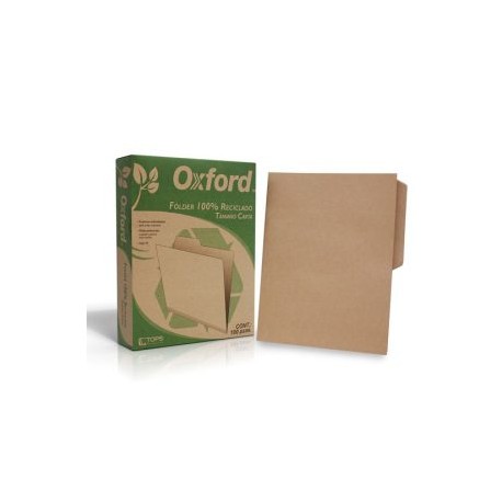 ESS-FOL-M755REC / M7551 FOLDER OXFORD RECICLADO CARTA C/100