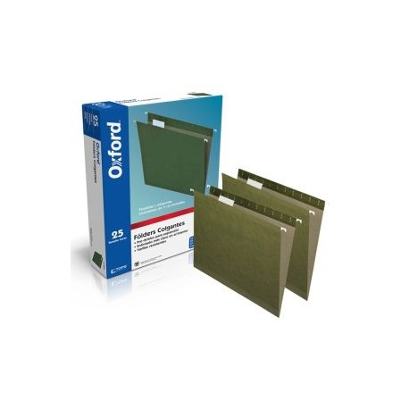 ESS-FOL-91525 / 91525X FOLDER COLGANTE OXFORD CARTA VERDE