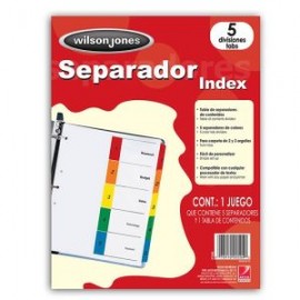 ACO-SEP-P1345 / P1345 Separador con Numeracion 5 Divisiones