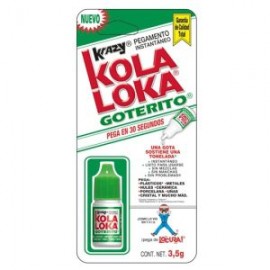 KOL-PEG-GOTEP / KLGPL5-MC pegamento instantáneo KOLA LOKA gotero 3.5g de cianoacrilato