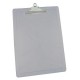 MAE-TAB-M1331 / M-133.1 Tabla plastica carta/oficio con gancho de metal color humo