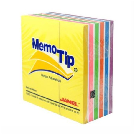 JAN-PST-6590303 / 6590303197MULTI CUBO MULTI MEMO TIP NEON 3X3 PULG PZA