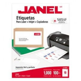 JAN-ETI-5163 / ?1095163101 ETIQUETA BLANCA JANEL 51X102MM C/1000