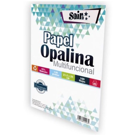 SAJ-PAP-OPALINA / 130652 PAPEL OPALINA BLANCO CARTA 120 GR