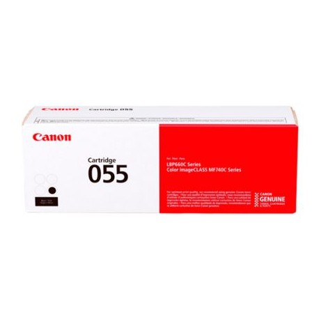 CAN-TO-055BK / 3016C001AA CARTRIDGE 055 BLACK YIELDS 2,300 PAGES