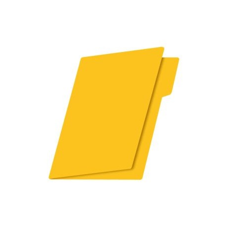 FTC-FOL-FF0462 / FF-0462 F?lder t. carta amarillo intenso c/25