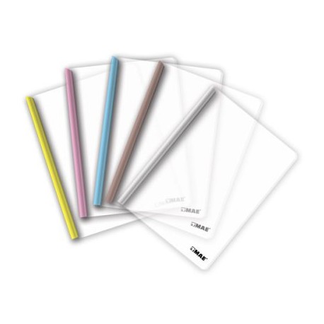 MAE-FOL-FTC / FTC-10 F?lder transparente c/costilla carta