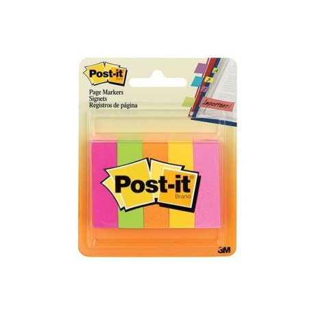 P3M-PST-6705AF / MT900179409 SE?ALADORES POST-IT 3M 5 COLORES NEON
