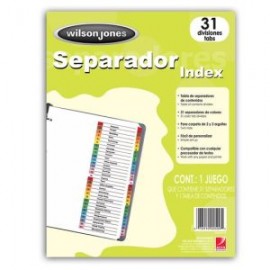 ACO-SEP-P1366 / P1366 Separador con Numeracion 31 Divisiones