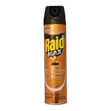 LJA-RAID-MAX / QUI0005JJ INSECTICIDA EN AEROSOL DE 400 ML, RAI