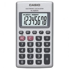 CAS-CAL-HL820 / HL-820VA- CALCULADORA BASICA 8 DIGITOS