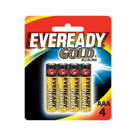 EVE-PIL-AAAG / A92AAA-4 Pila Alcalina Eveready Gold AAA