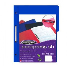 ACO-FOL-P4565 / P4565 Folder Accopress SH Oficio Azul Oscuro