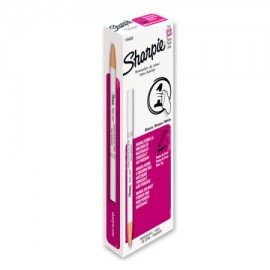 BER-MAR-11938C / 1764035 Marcador de Cera Sharpie Blanco 12pz