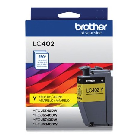 BRO-TIN-LC402Y / LC402Y CARTUCHO TINTA AMARILLA BROTHER LC402Y