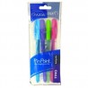 AZO-BOL-6804SUR / 301.6804C Boligrafo Pin Point Punto Fino Gel Surtido 4pz
