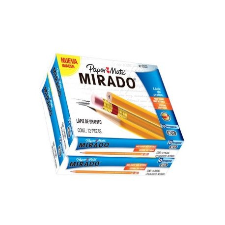 BER-LAP-214008 / 1770968 Lapiz Paper Mate Mirado No. 2.5 Hexagonal 12pz