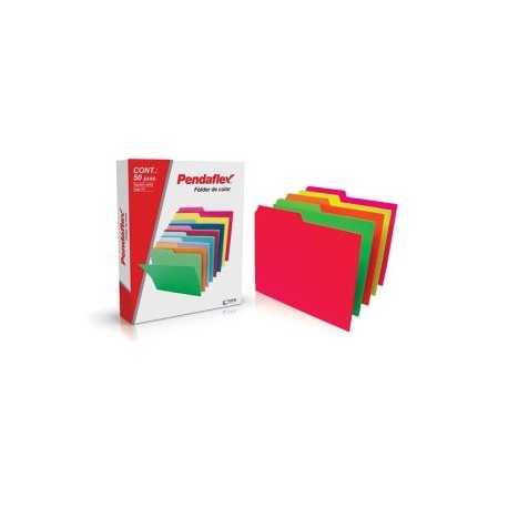 ESS-FOL-05012SN / C0050 1/2 SN FOLDER PENDAFLEX CARTA NEON C/50