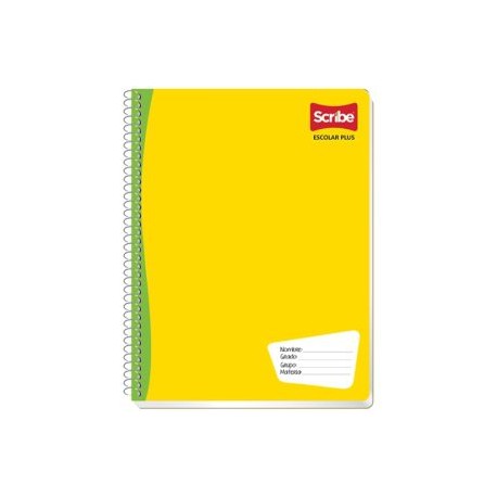 SCR-CUA-S7970 / 955 Cuaderno Scribe profesional escolar plus raya con 100 hojas