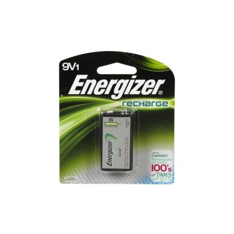 ENE-PIL-9VREC / PIENEREC9V PILA RECARGABLE 9 VOLTS ENERGIZER