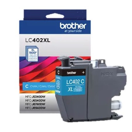 BRO-TIN-LC402LC / LC402XLC CARTUCHO TINTA CIAN BROTHER LC402XLC
