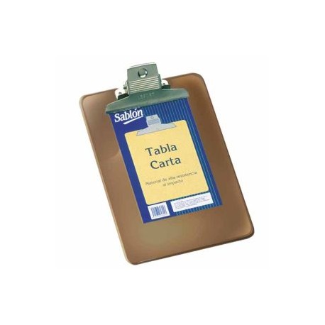 AZO-TAB-2316HU / 306.2316HU Tabla con Clip Metalico Tamaño Carta Humo