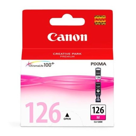 CAN-TIN-CLI126M / 4563B001AB CARTUCHO DE TINTA CANON CLI-126 MAGENTA