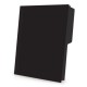 ESS-FOL-02512BL / C00251/2BL Folder de color Pendaflex carta color negro ceja 1/2 caja con 25 pzas