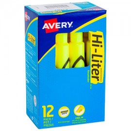 AVE-MAR-C24000 / 24000 Resaltador Hi-Liter Amarillo 12pz