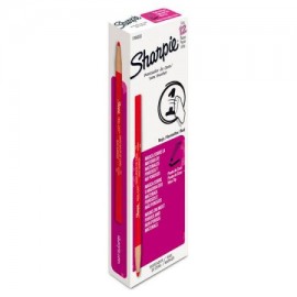 BER-MAR-11924C / 1764033 Marcador de Cera Sharpie Rojo 12pz