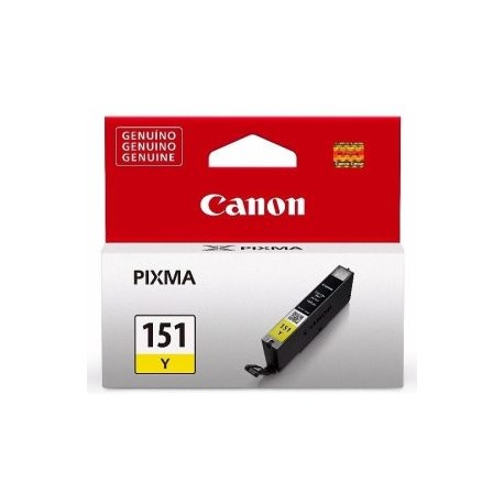 CAN-TIN-CLI151Y / 6531B001AA CARTUCHO TINTA CANON AMARILLO CLI-151 Y