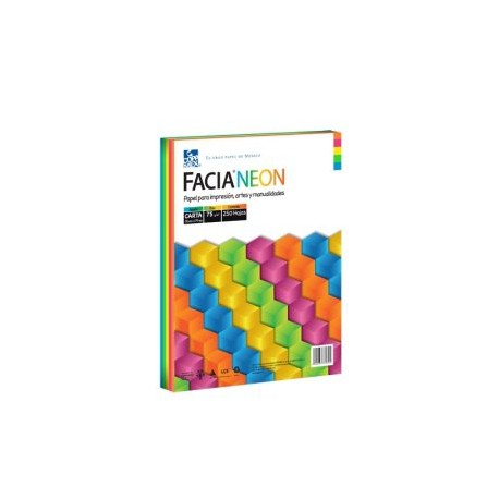 COP-PAP-NEON / A8738075011C0SC PAPEL FACIA NEON CARTA CON 250 HOJAS
