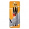 BIC-BOL-UFCNE3 / 70330354494 Boligrafo Bic Cristal Punto Ultra Fino Negro 3pz