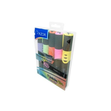 AZO-MAR-2625P / 301.23625P Resaltador Vision Plus Pastel 5pz