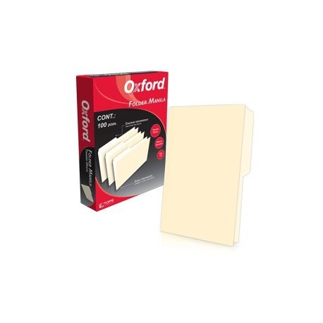 ESS-FOL-M751CRE / M7511 FOLDER OXFORD OFICIO CREMA C/100