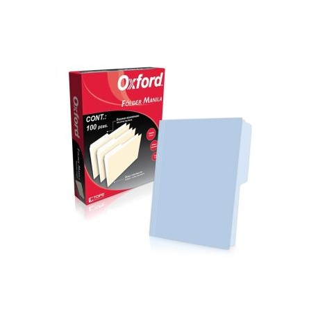 ESS-FOL-M750BLU / M750 FOLDER OXFORD CARTA AZUL C/100