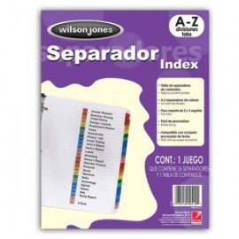 ACO-SEP-P1367 / P1367 Separador Alfabetico A-Z