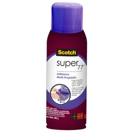 P3M-ADS-GDE77 / 70007071742 ADHESIVO SPRAY SUPER77 SCOTCH 3M 305G