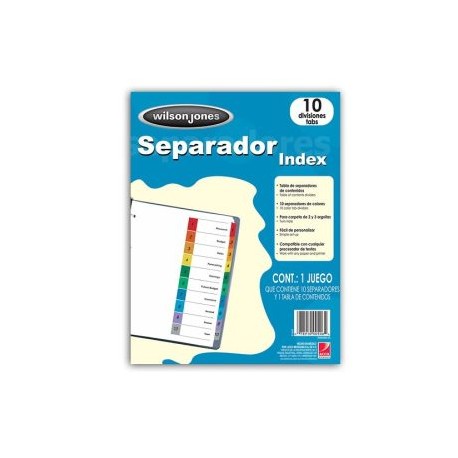 ACO-SEP-P1347 / P1347 Separador con Numeracion 10 Divisiones