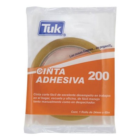 TUK-ADS-260010 / 260010 CINTA ADHESIVA 200 TUK  24MM x 65M