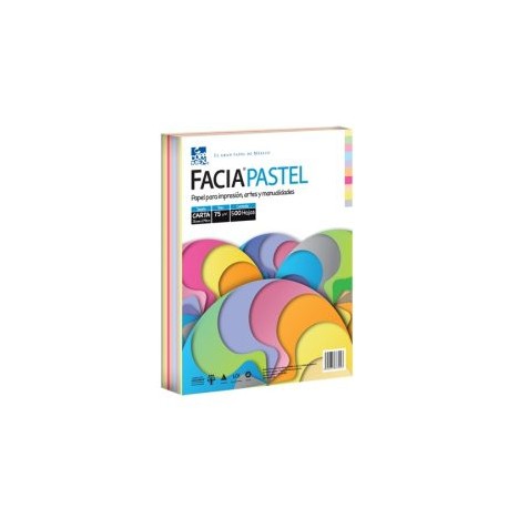 COP-PAP-HITEC / D2839075011E2SC PAPEL FACIA PASTEL CARTA C/500 HOJAS