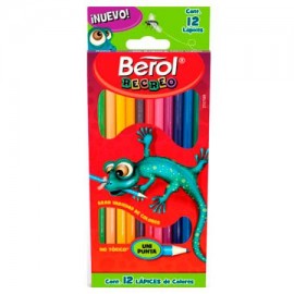 BER-COL-21075 / 2107589 Colores largos Berol recreo unipunta 12 piezas