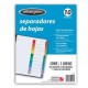 ACO-SEP-P2457 / P2457 Separador sin numeración 10 divisiones ACCO tamaño carta