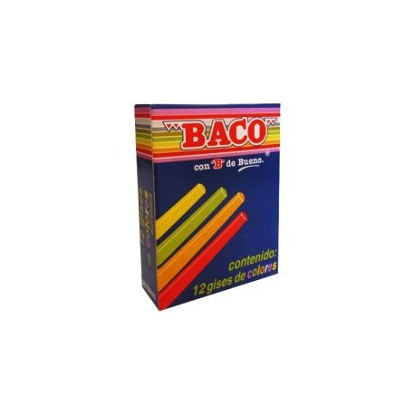 BAC-GIS-COLOR12 / GS005 Gis Baco de 12 colores