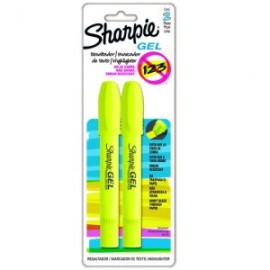 BER-MAR-65178AA / M27006517802 Resaltador Sharpie Gel Highlighter Amarillo 2pz