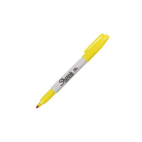 BER-MAR-SINGAMA / M1922528 Marcador Permanente Sharpie Punto Fino Amarillo 1pz